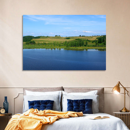 Pskov Lake Landscape Wall Art
