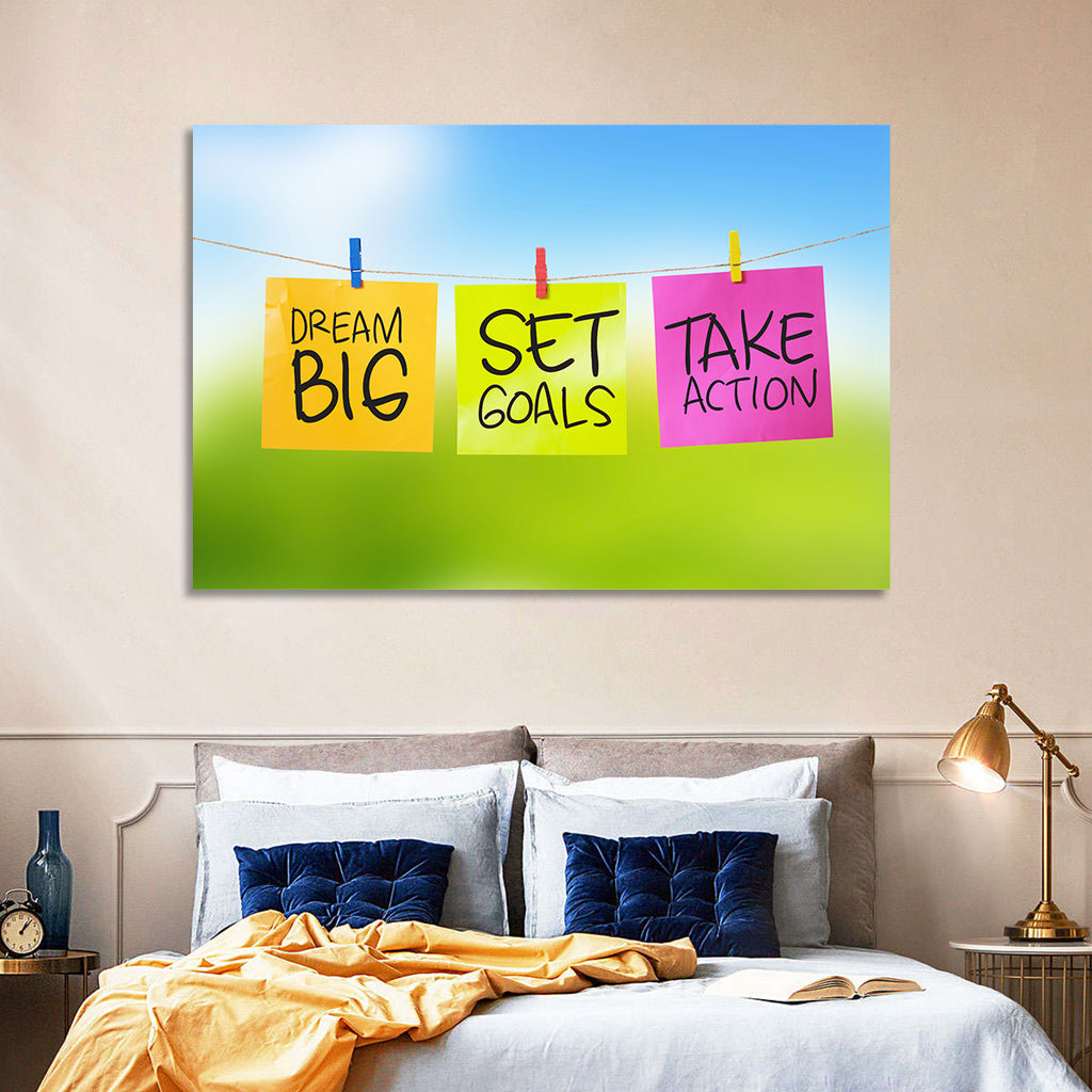 Dream Big Sticky Note Trio Wall Art