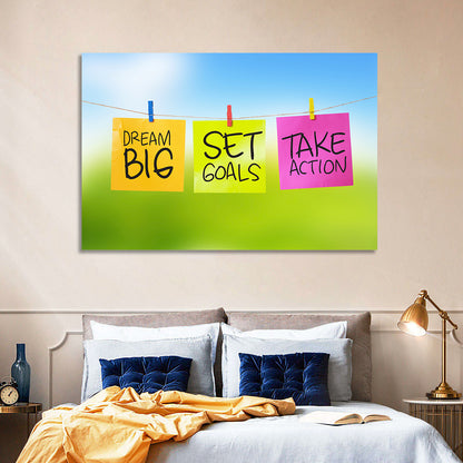 Dream Big Sticky Note Trio Wall Art