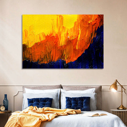 Mountain Ridge Abstract Wall Art