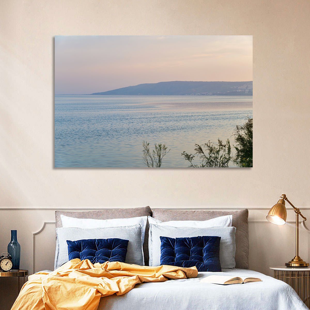 Sea of Galilee at Dusk Wall Art