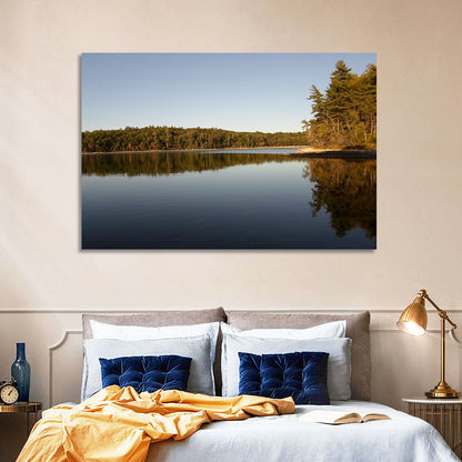 Walden Pond Reflection Wall Art