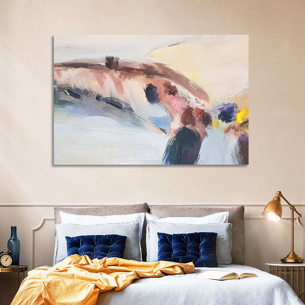 Abstract Mountain Waterfall Wall Art