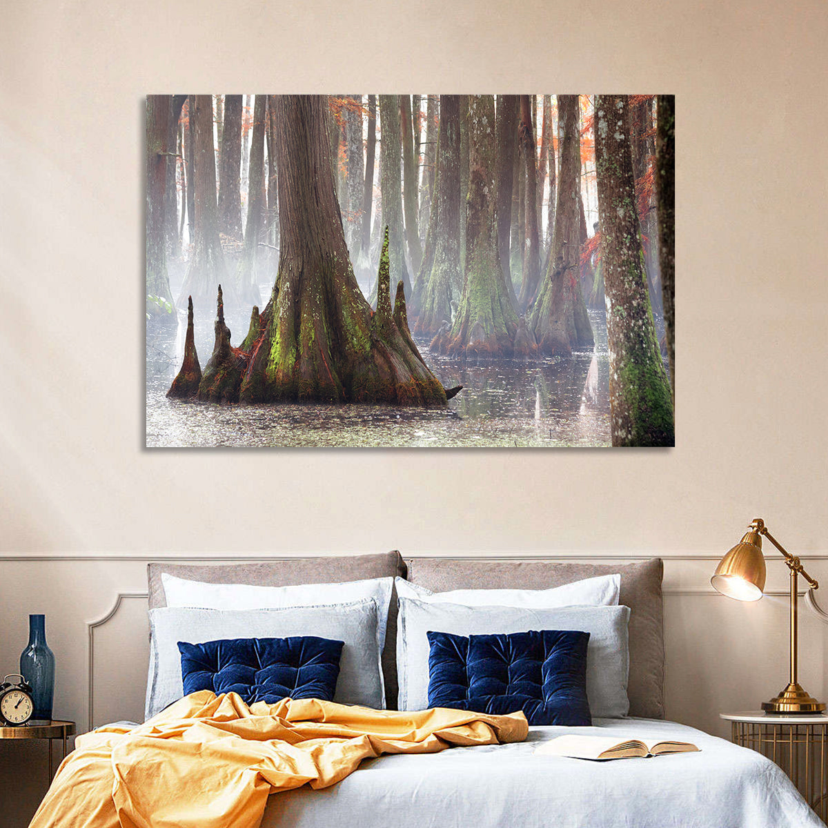 Chicot State Park Morning Fog Wall Art