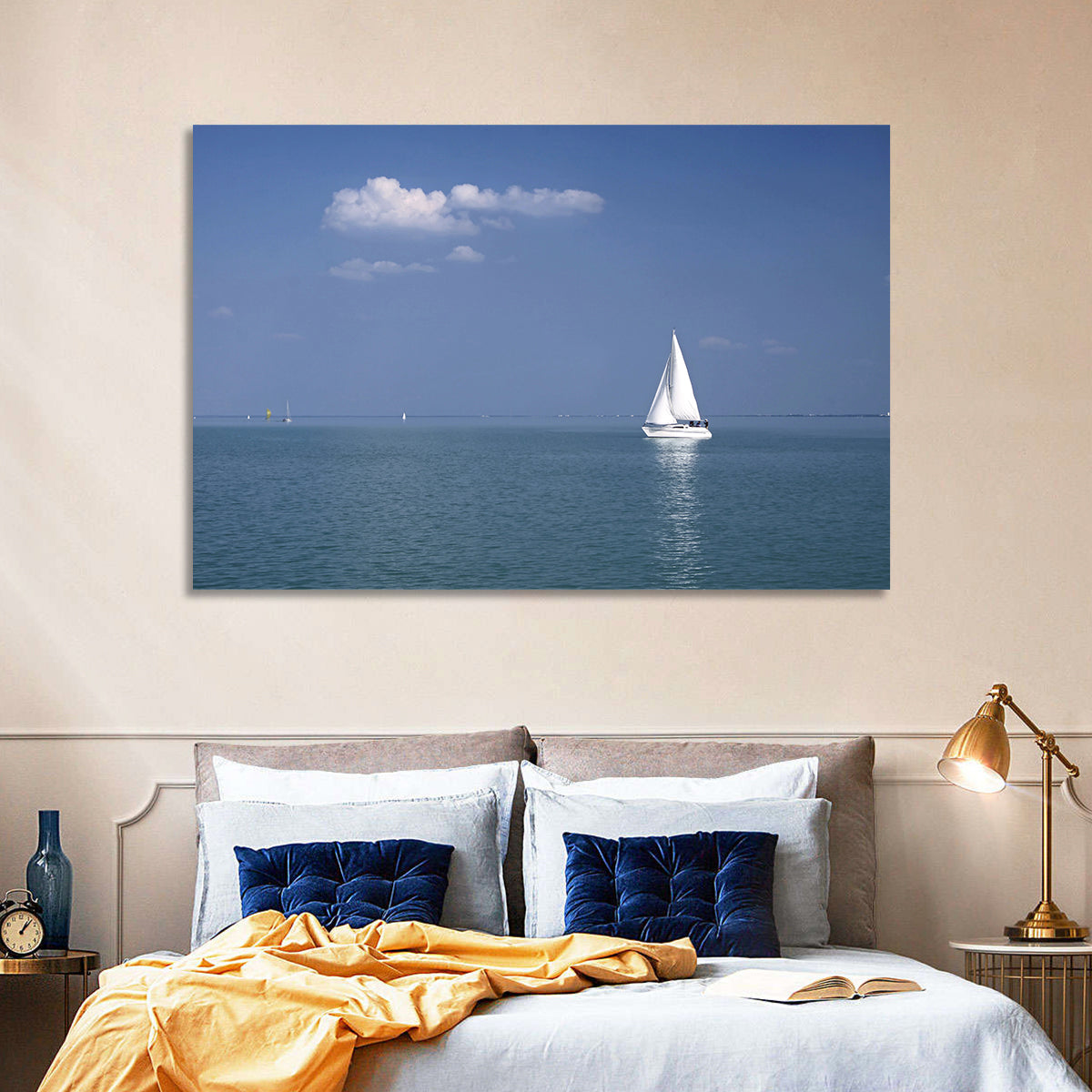 Sailboat on Lake Balaton Wall Art