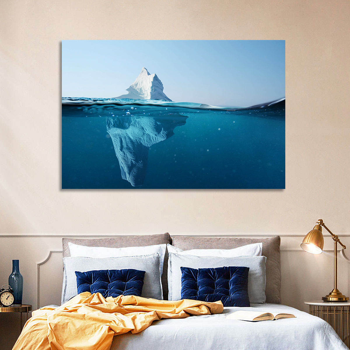 Split-level Iceberg Wall Art