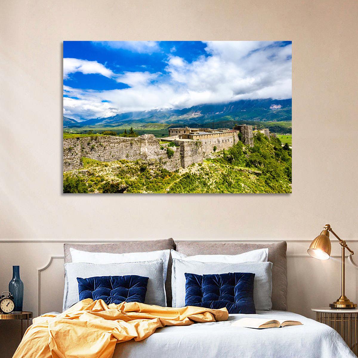 Gjirokastër Fortress Over Drino Valley Wall Art