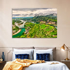 Rozafa Castle River Valley View Wall Art