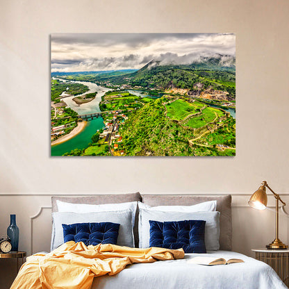 Rozafa Castle River Valley View Wall Art