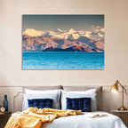 Karakul Lake at Golden Hour Wall Art