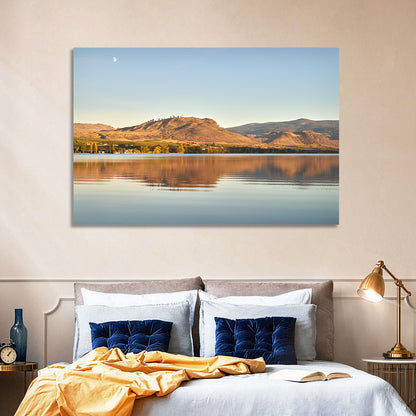 Osoyoos Lake Moonlit Reflection Wall Art