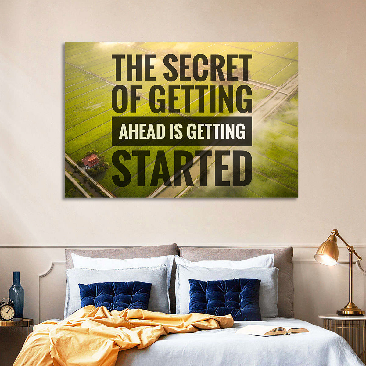 Getting Started Sunlit Farmland Wall Art