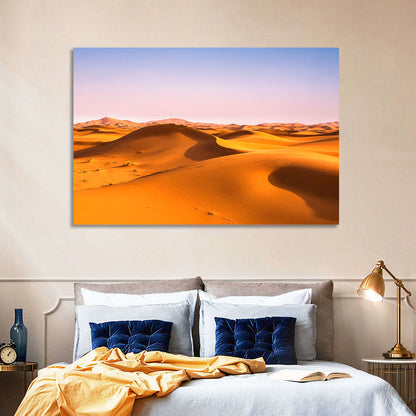 Golden Sahara Dunes Wall Art