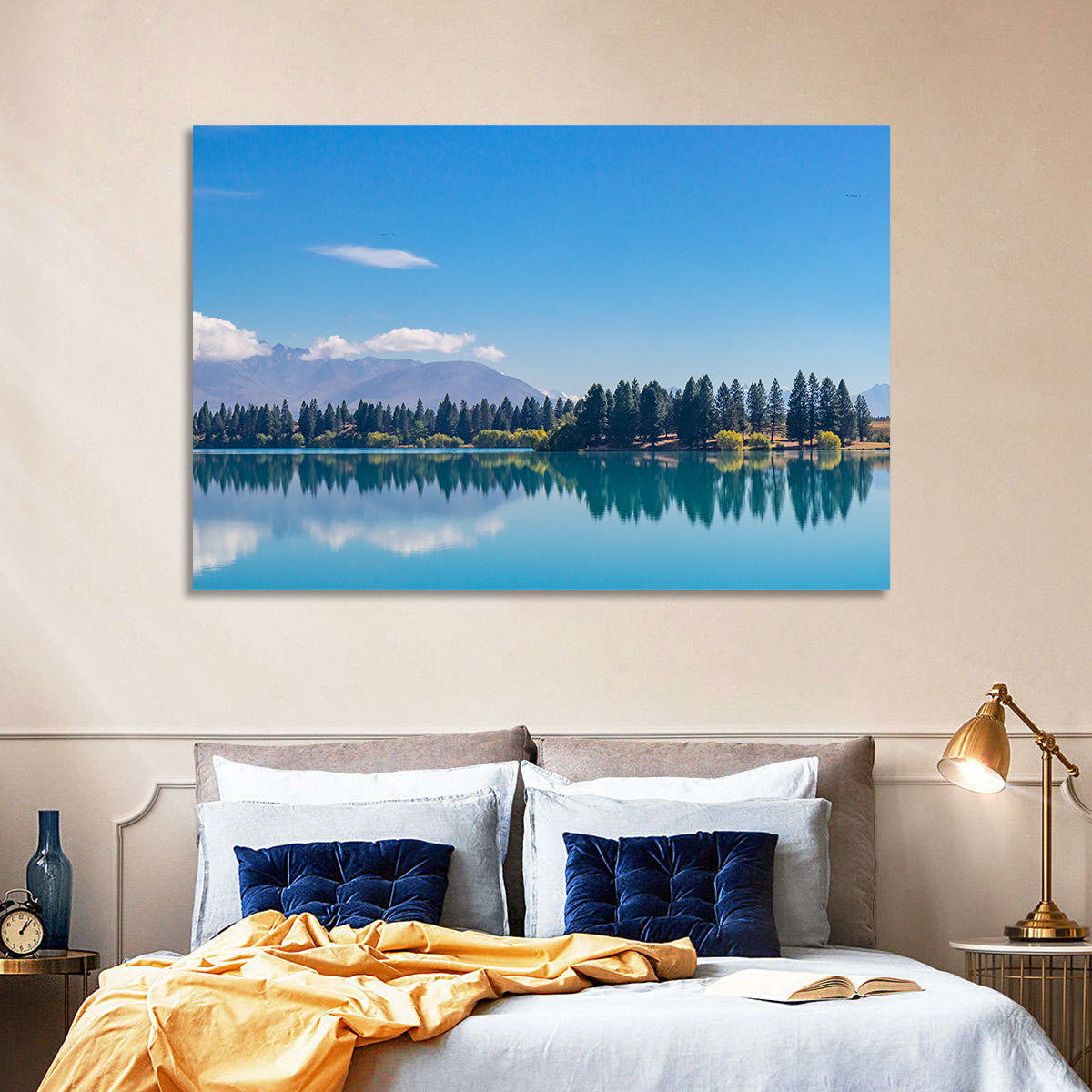 Lake Ruataniwha Reflection Wall Art