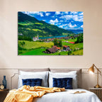 Lungern Village Panorama Wall Art