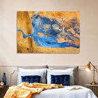 Geysers Valley Aerial View Wall Art
