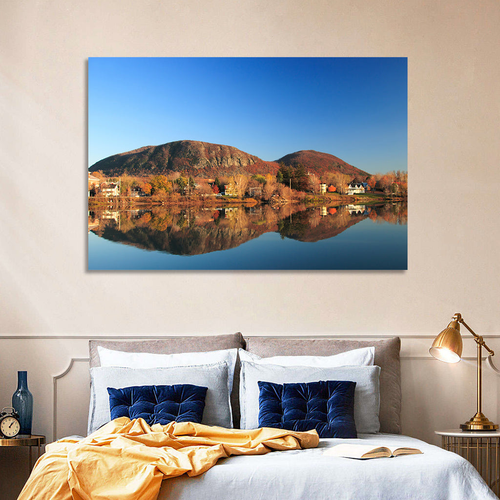 Mont Saint-hilaire Autumn Reflection Wall Art