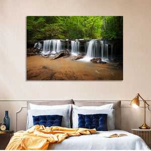 Forest Waterfall Wall Art