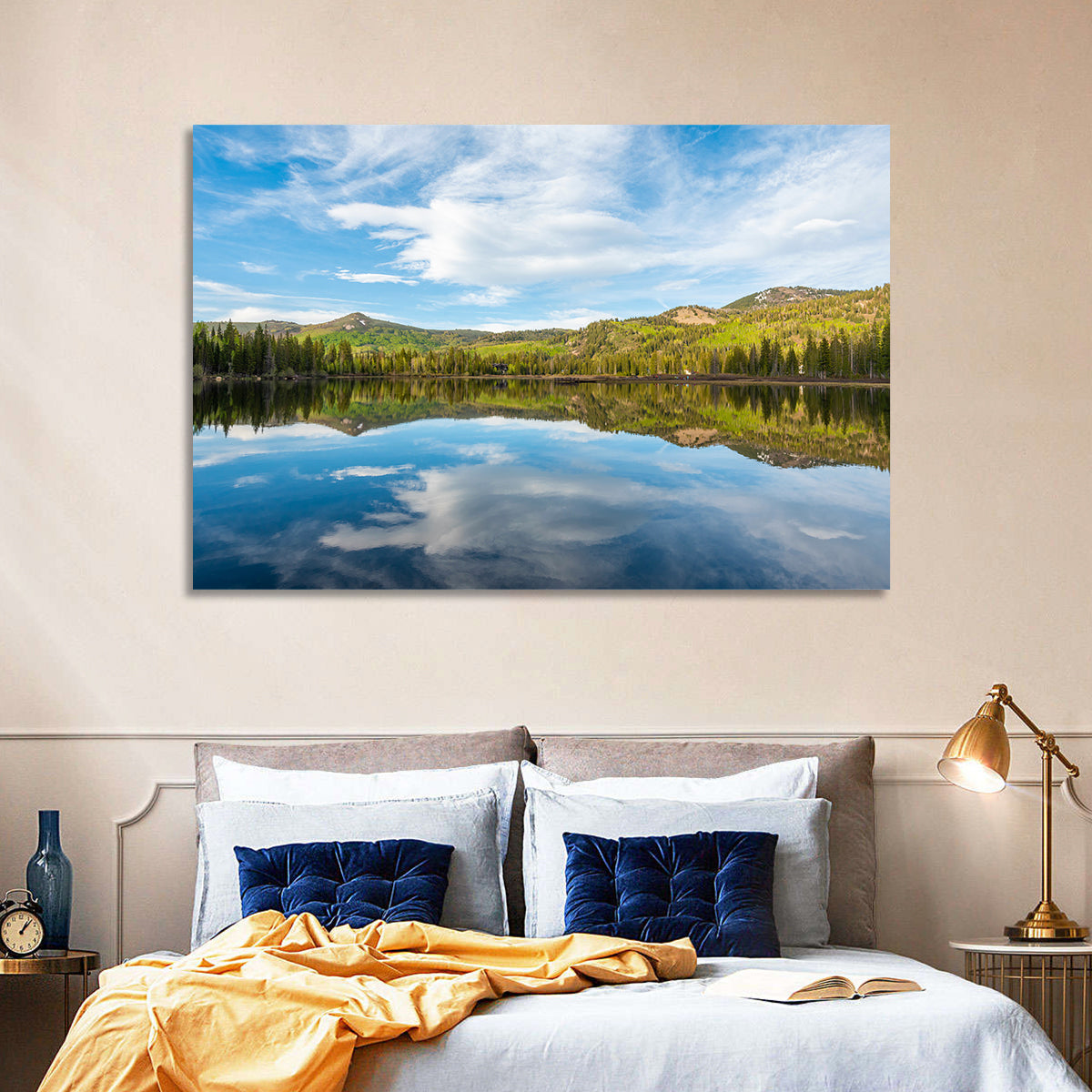 Silver Lake Reflection Wall Art