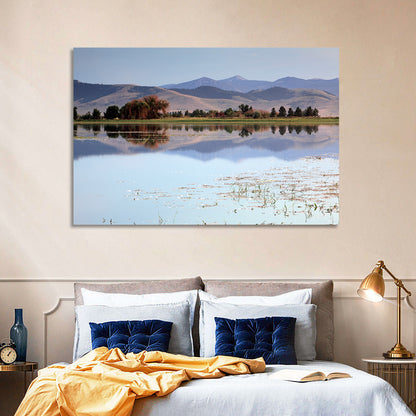 Mission Valley Lake Reflection Wall Art