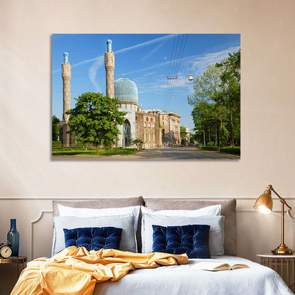 Saint Petersburg Mosque Blue Dome Wall Art