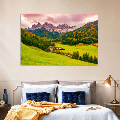 St Johann Church, Santa Maddalena Wall Art