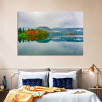 Lake Bled Island Church Wall Art