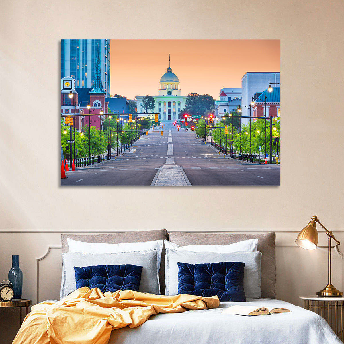 Montgomery State Capitol Wall Art in a room, landscape