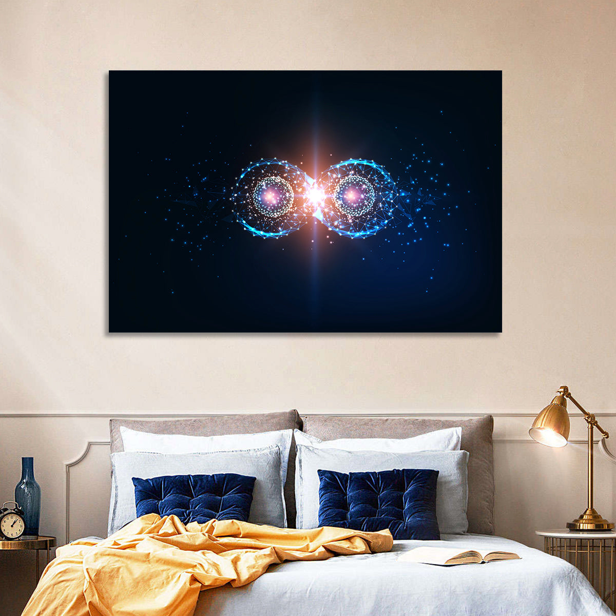 Polygonal Infinity Loop Wall Art