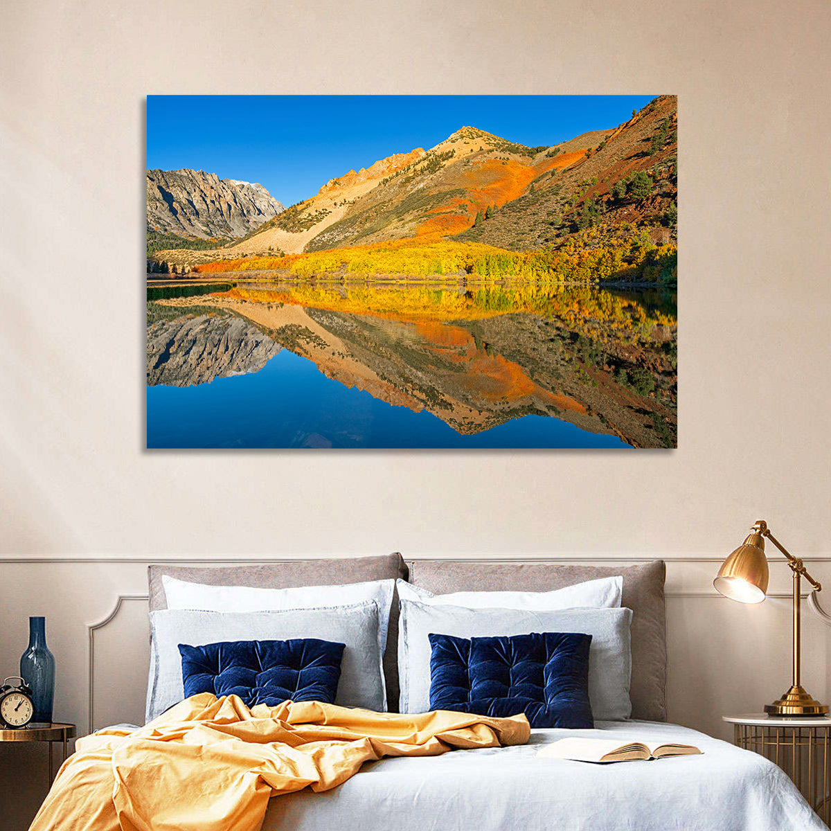 North Lake Autumn Reflection Wall Art