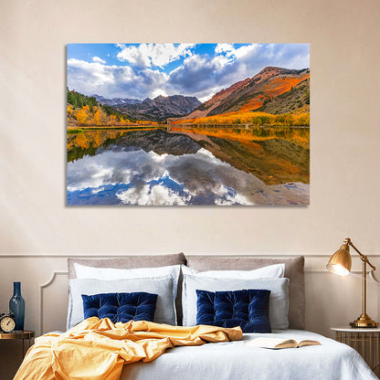 North Lake Autumn Reflection Wall Art