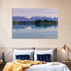 Ruataniwha Lake Reflection Wall Art