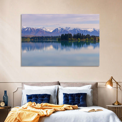 Ruataniwha Lake Reflection Wall Art