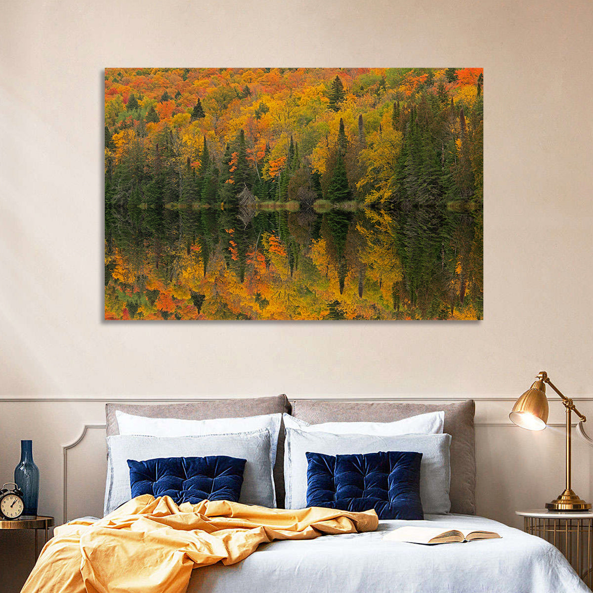 Ottawa National Forest Autumn Reflection Wall Art