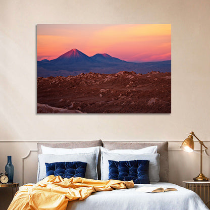 Valle De La Luna, Licancabur Volcano Wall Art