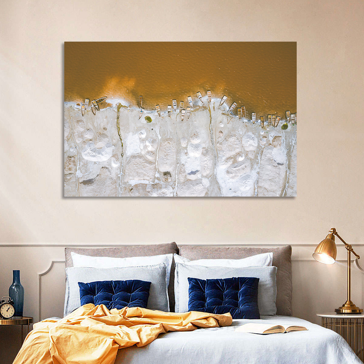 Lac Rose Salt Flats Senegal Wall Art