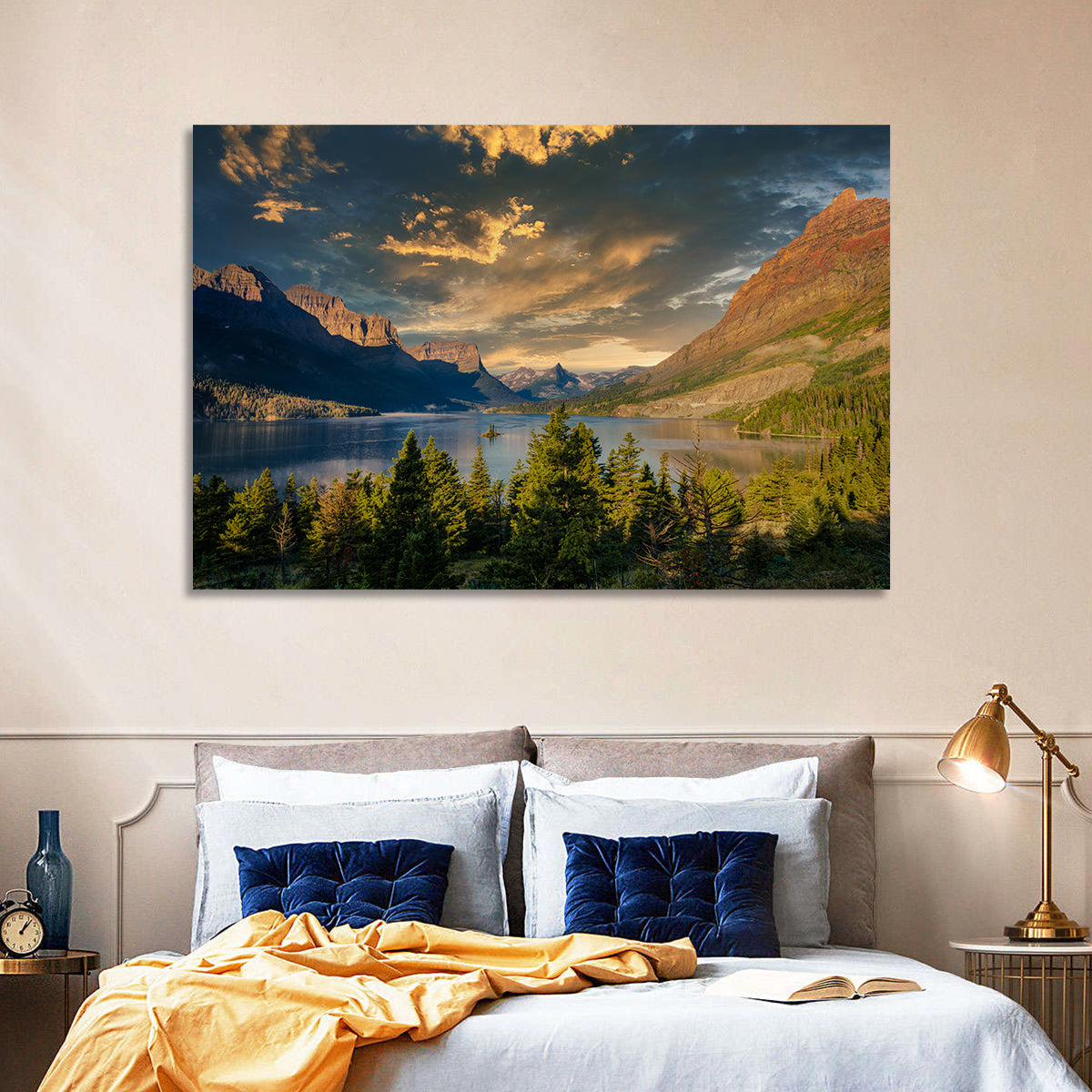 Wild Goose Island, St. Mary Lake Wall Art