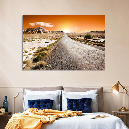 Infinite Desert Road Wall Art