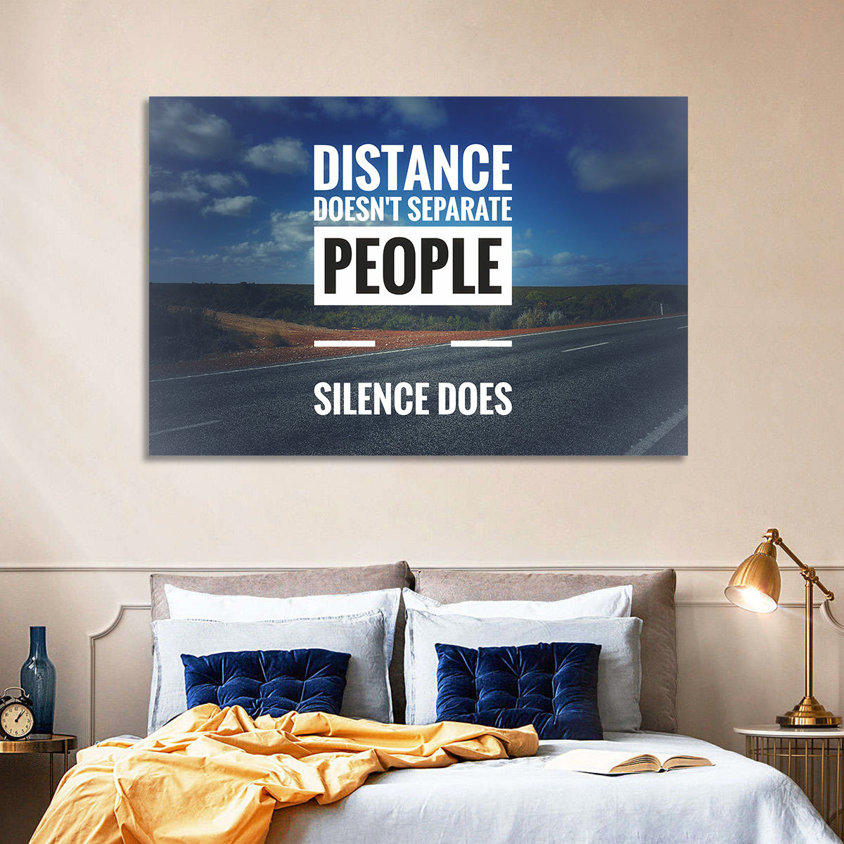 Silence Separates People Wall Art