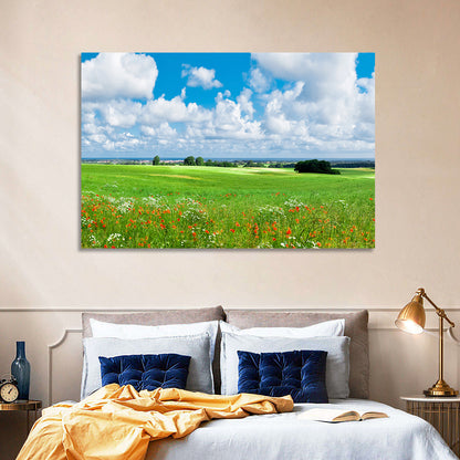 Summer Meadow with Poppies Wall Art