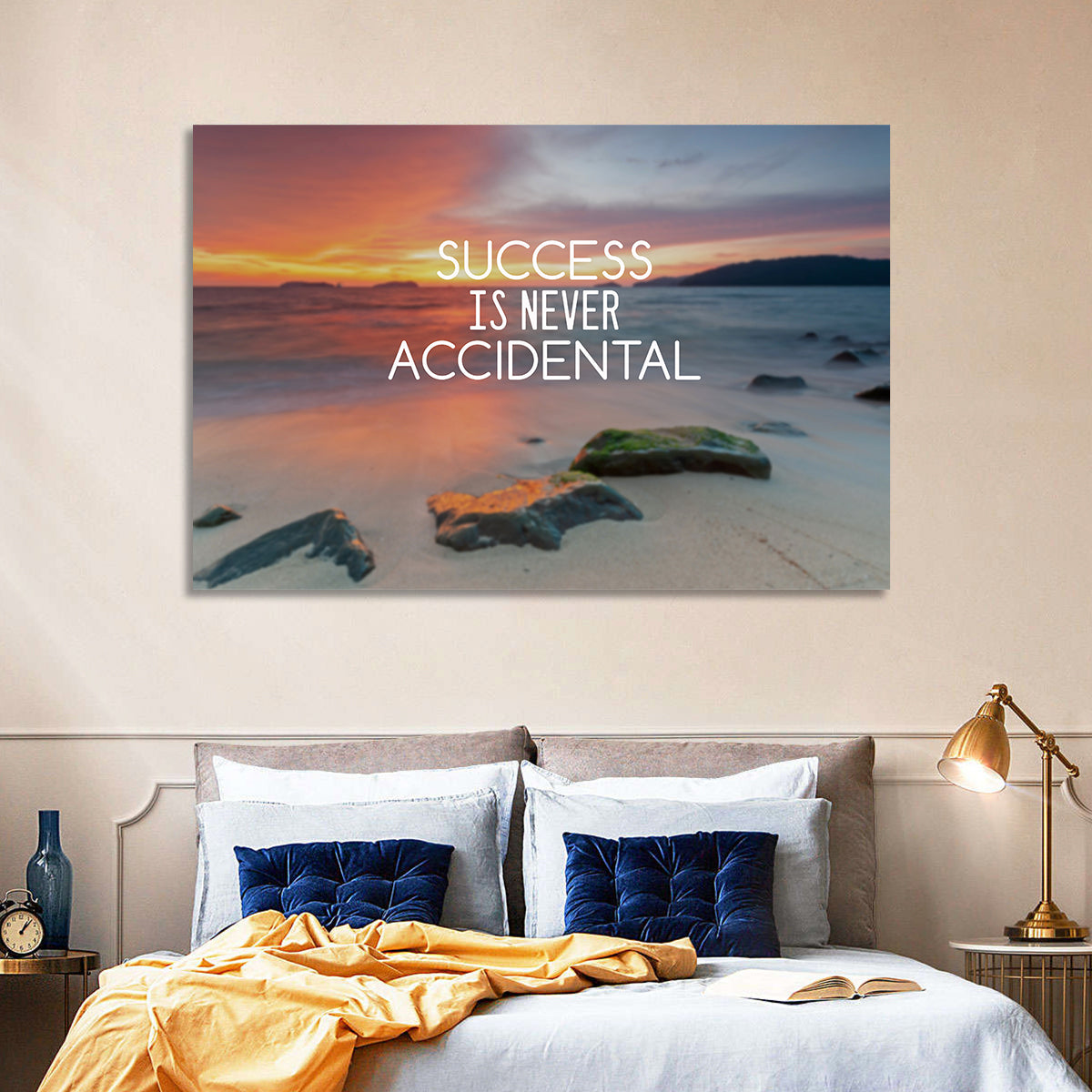 Success Is Never Accidental Wall Art