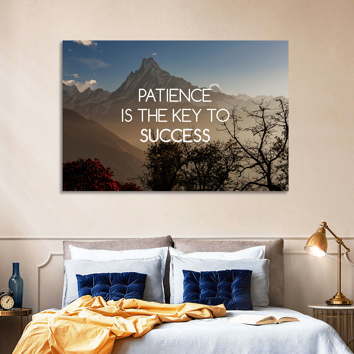 Patience Is the Key to Success Wall Art