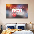 Learn to Love Yourself Wall Art