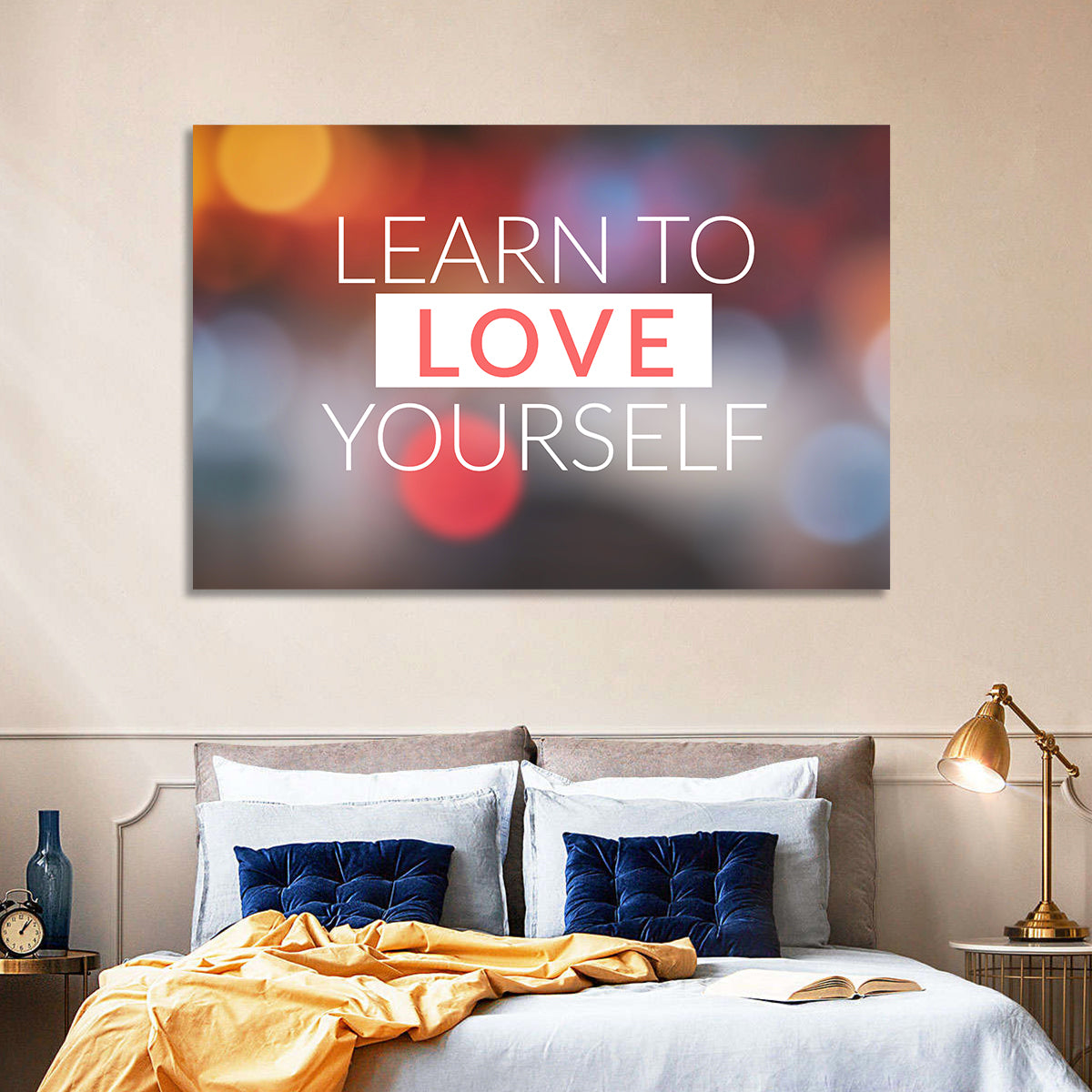 Learn to Love Yourself Wall Art