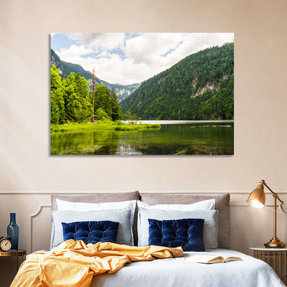 Maypole at Lake Toplitz Wall Art