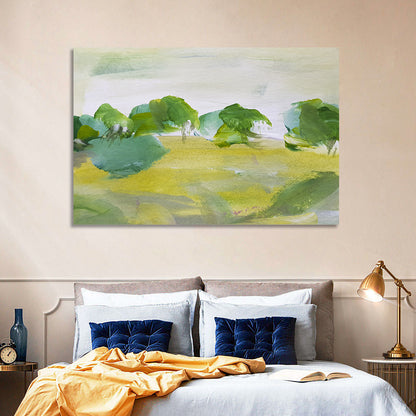 Rural Fields Abstract Wall Art