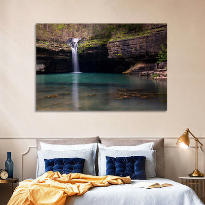 Mossy Cove Waterfall Wall Art