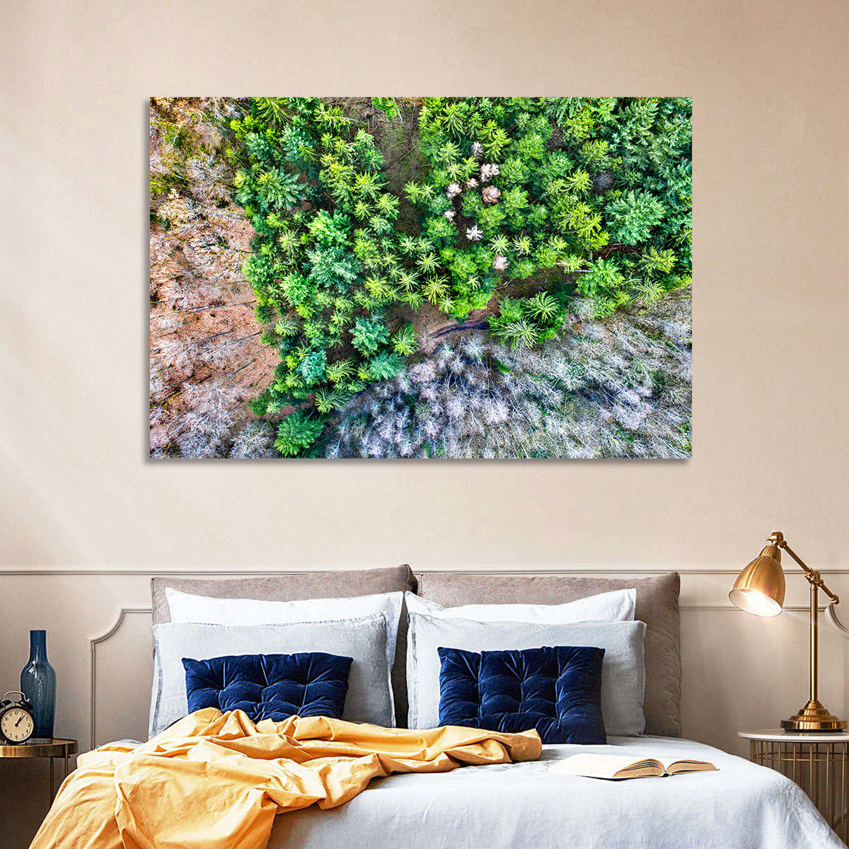 Vosges Mountains Wall Art in a room, landscape