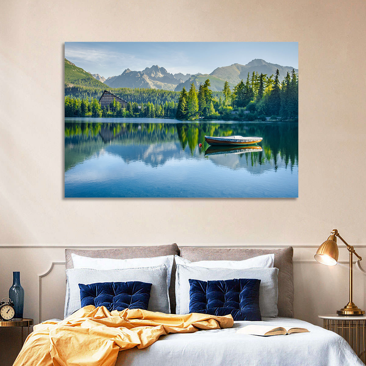 Štrbské Pleso Reflection Wall Art