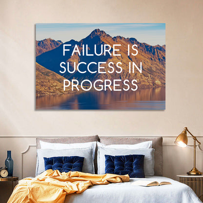 Failure Is Success in Progress Wall Art